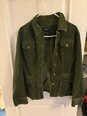 Jones New York Green Corduroy Jacket